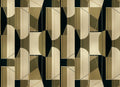 Pythagoras Gold Random Metallics II Mural by Coordonné