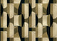 Pythagoras Gold Random Metallics II Mural by Coordonné