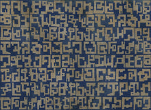 B00814 Gestural Silver Random Metallics II Mural by Coordonné