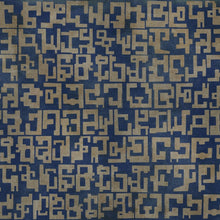 Gestural Silver Random Metallics II Mural by Coordonné