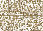 B00815 Gestural Gold Random Metallics II Mural by Coordonné