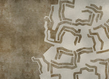 B00816 Leku Silver Random Metallics II Mural by Coordonné