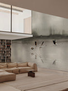 B00818 Doñana Gold Random Metallics II Mural by Coordonné