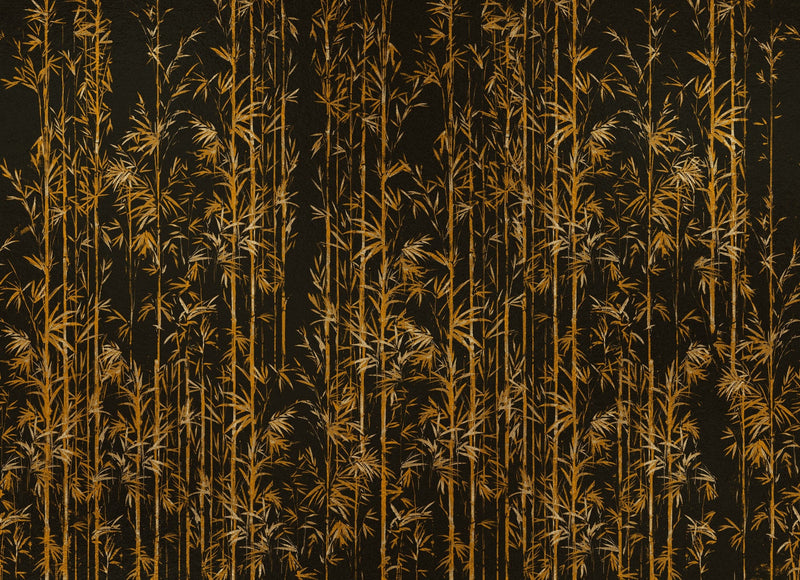 B00821 Seijaku Gold Random Metallics II Mural by Coordonné