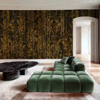 B00821 Seijaku Gold Random Metallics II Mural by Coordonné