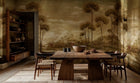 B00822 Xi Hu Lake Gold Random Metallics II Mural by Coordonné