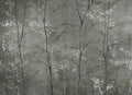 Woods Extra Silver Random Metallics II Mural by Coordonné