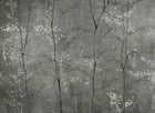B00827 Woods Extra Silver Random Metallics II Mural by Coordonné