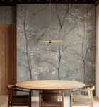B00827 Woods Extra Silver Random Metallics II Mural by Coordonné