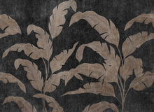 B00831 Leaves Shadow Silver Random Metallics II Mural by Coordonné