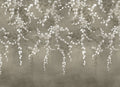 Vine Shadow Silver Random Metallics II Mural by Coordonné