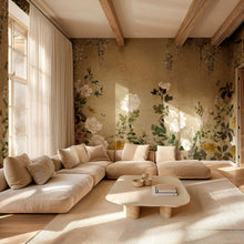 B00834 Spring Festival Gold Random Metallics II Mural by Coordonné