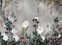 B00835 Spring Festival Silver Random Metallics II Mural by Coordonné