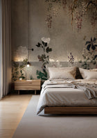 B00835 Spring Festival Silver Random Metallics II Mural by Coordonné