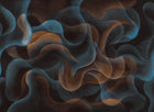 B00838 My Cave Silver Random Metallics II Mural by Coordonné