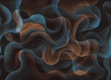 B00838 My Cave Silver Random Metallics II Mural by Coordonné