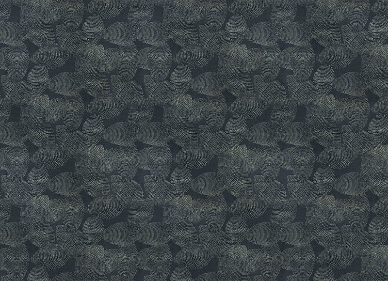 B00843 Lignite Silver Random Metallics II Mural by Coordonné