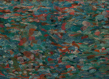 B00850 Petal-Strewn Silver Random Metallics II Mural by Coordonné