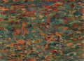 Petal-Strewn Copper Random Metallics II Mural by Coordonné