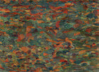 B00851 Petal-Strewn Copper Random Metallics II Mural by Coordonné