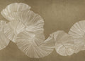 Diving Moment Gold Random Metallics II Mural by Coordonné