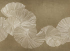 B00852 Diving Moment Gold Random Metallics II Mural by Coordonné
