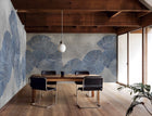 B00853 Diving Moment Silver Random Metallics II Mural by Coordonné