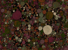 B00854 Big Bang Coal Random Metallics II Mural by Coordonné