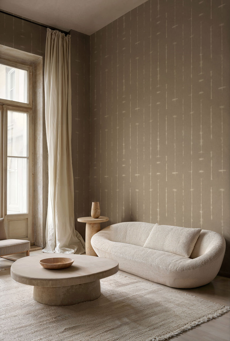 Miura Jute Shibori Wallpaper by Coordonné