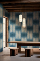 Mokume Indigo Shibori Wallpaper by Coordonné