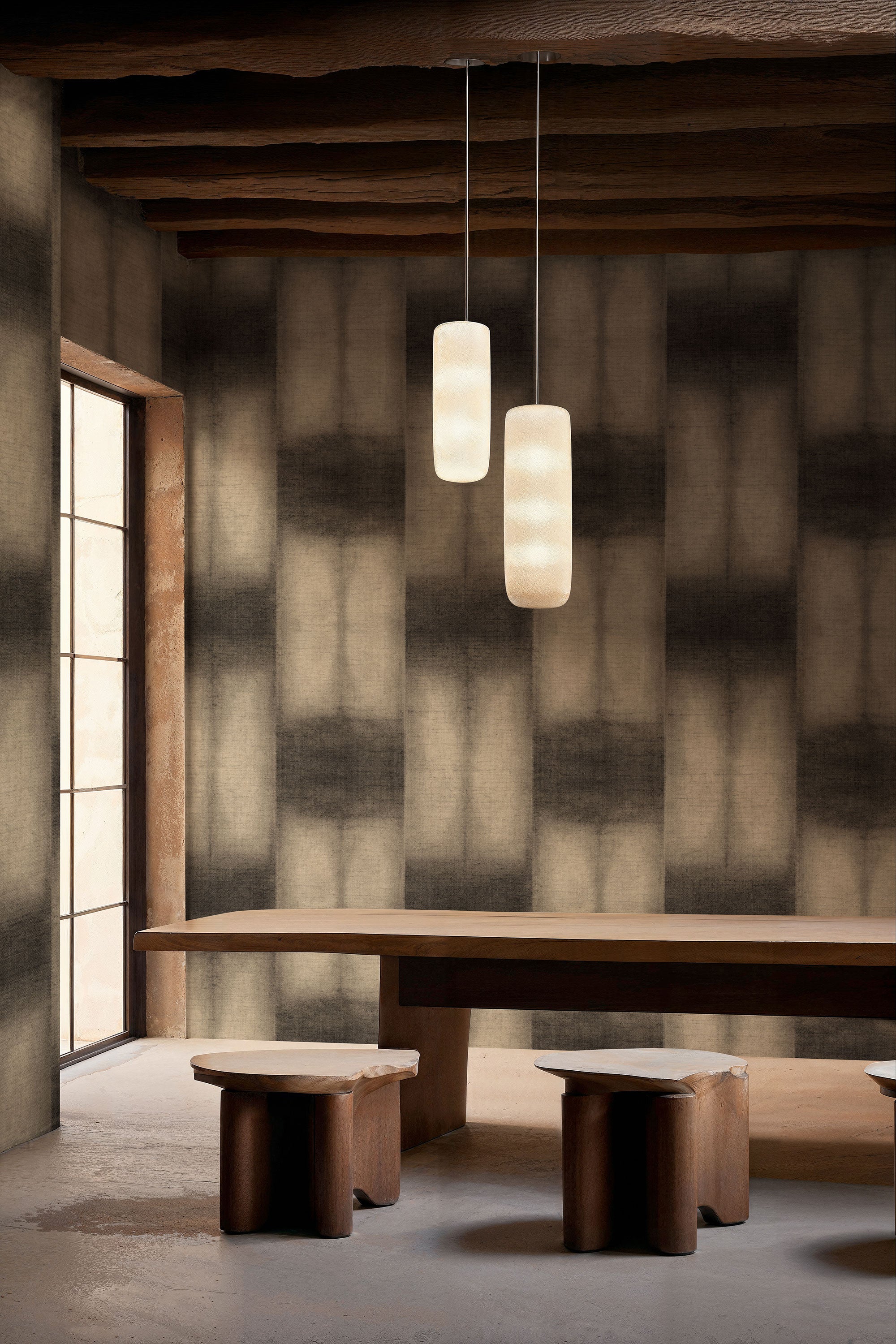 Mokume Ash Shibori Wallpaper by Coordonné