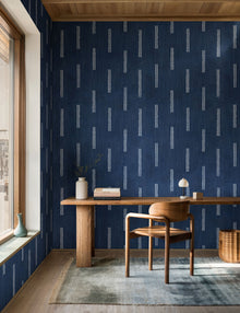 Nui Indigo Shibori Wallpaper by Coordonné