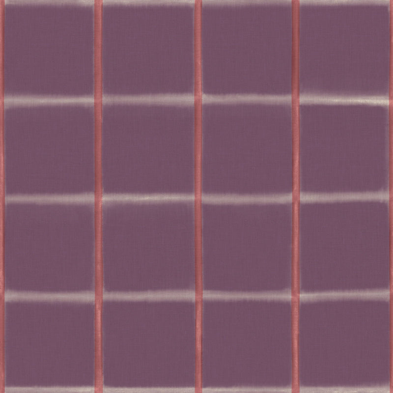 Itajime Prune Shibori Wallpaper by Coordonné