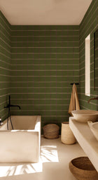 Itajime Moss Shibori Wallpaper by Coordonné