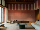 Taki Prune Shibori Mural by Coordonné (400x280cm)