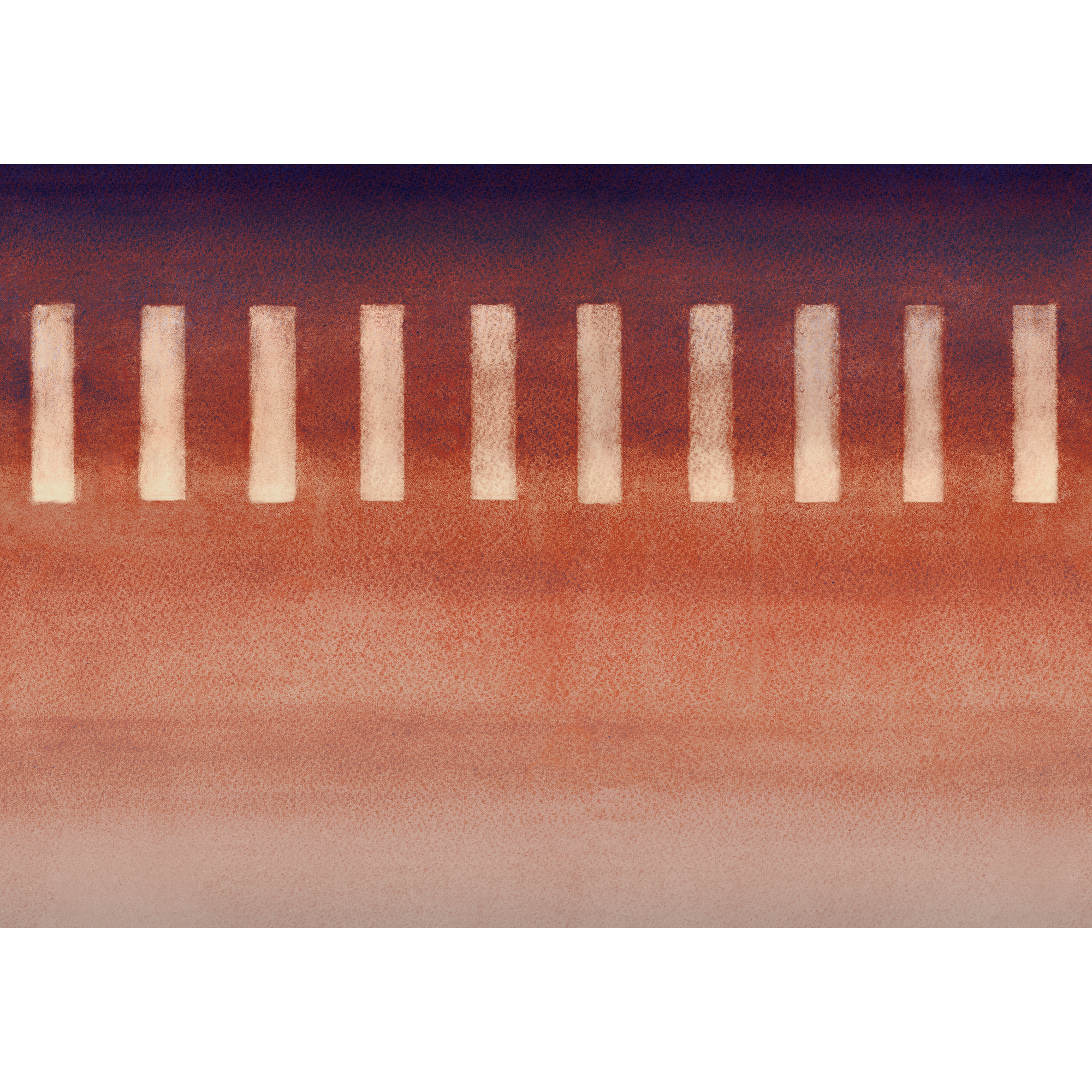 Taki Prune Shibori Mural by Coordonné (400x280cm)