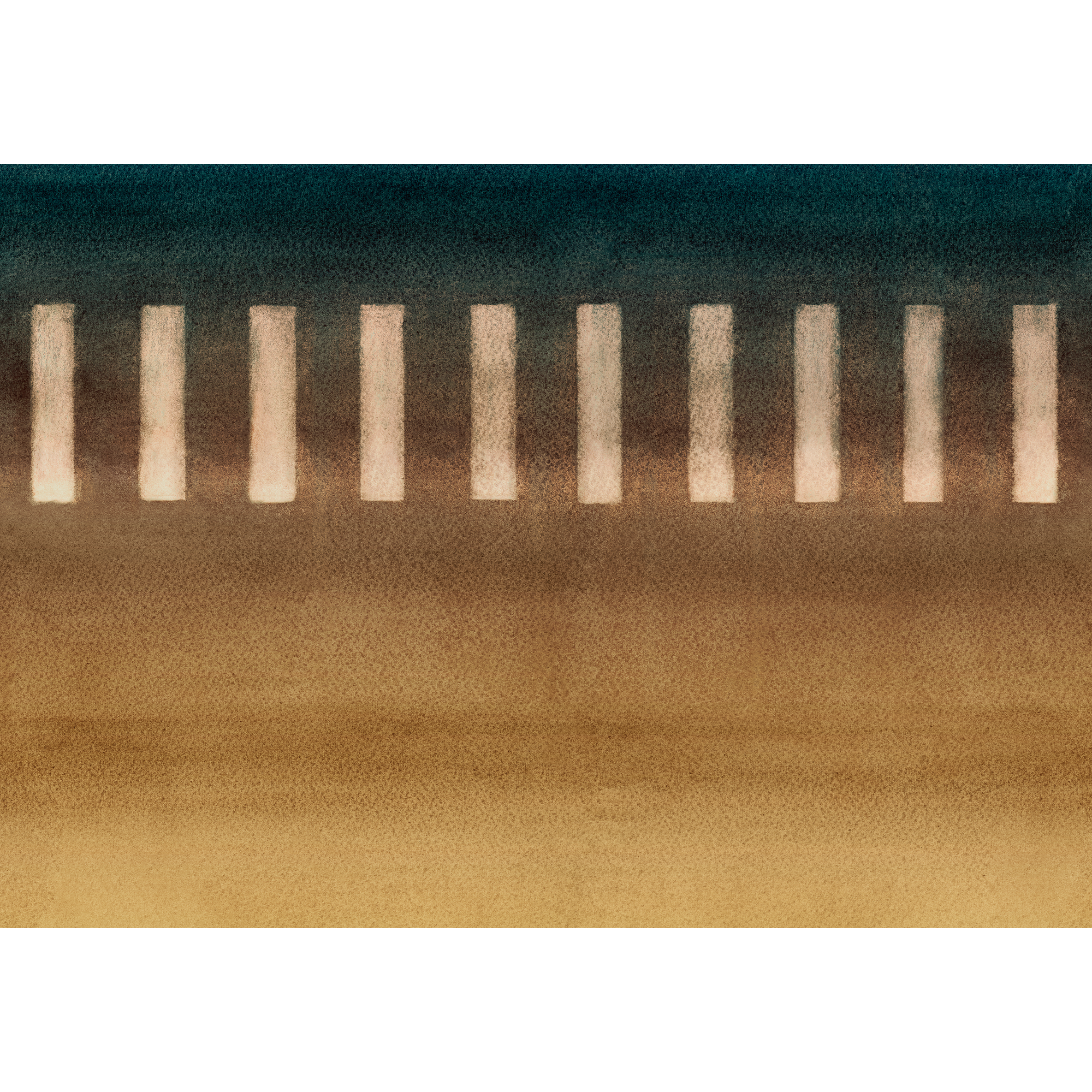Taki Honey Shibori Mural by Coordonné (400x280cm)