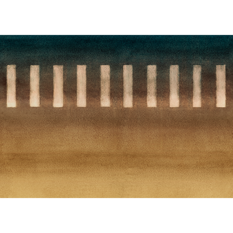 Taki Honey Shibori Mural by Coordonné (400x280cm)