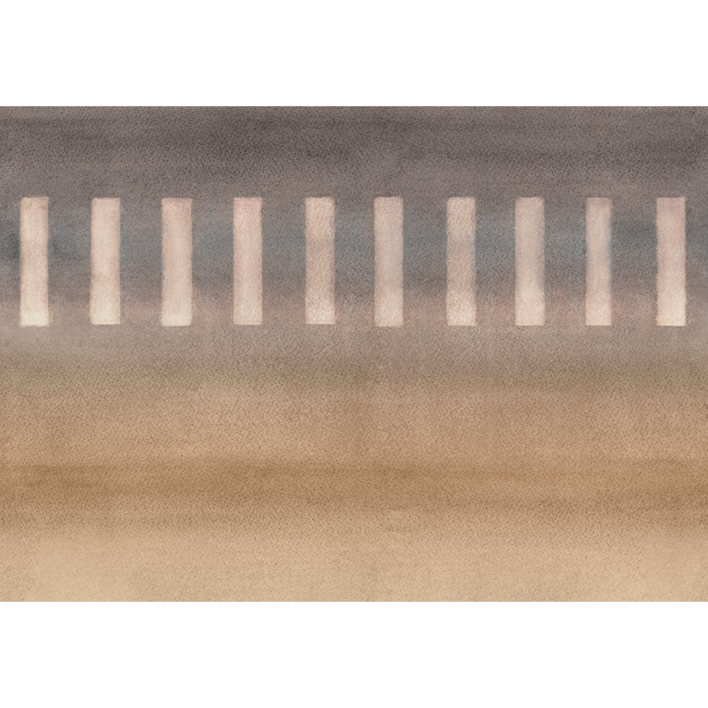 Taki Cloud Shibori Mural by Coordonné (400x280cm)