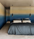 Hinode Indigo Shibori Mural by Coordonné (400x280cm)