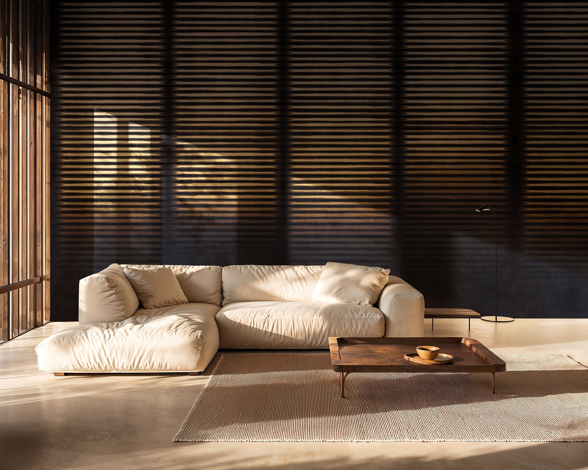 Hoshi Ash Shibori Mural by Coordonné (400x280cm)