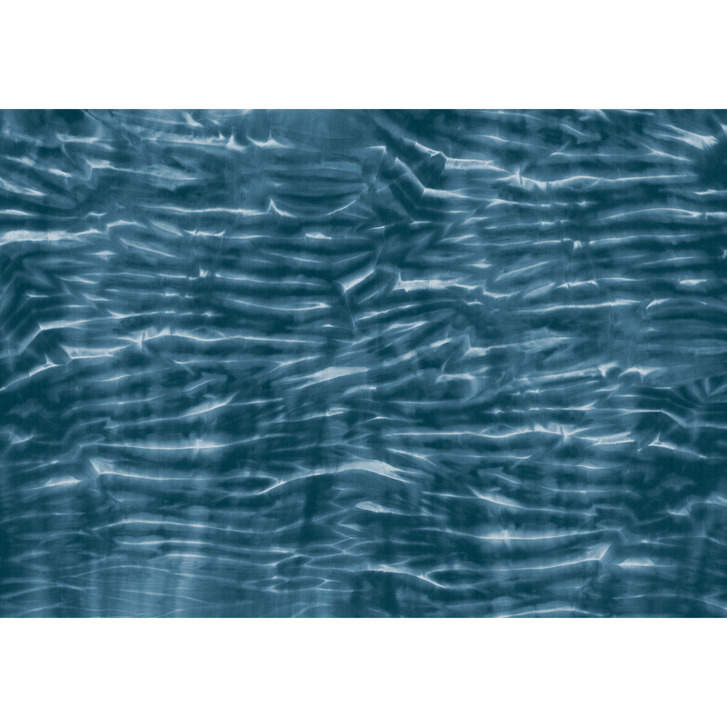 Arashi Indigo Shibori Mural by Coordonné (400x280cm)