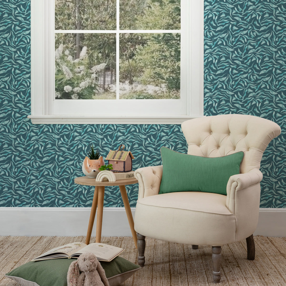 Balaya Teal Wallpaper by Voyage Maison | BALAYA/WPO/TEA