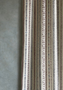 LW 324 449 Bandana Blue Almond Fabric by Lewis & Wood