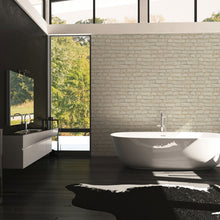 BB51102 Coastal Brick Effect Motif Bricks and More Grey, Red and White Wallpaper By Galerie