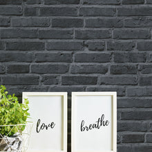 BB51103 Brickshire Residents Motif Bricks and More Grey and Black Wallpaper By Galerie