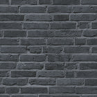 BB51103 Brickshire Residents Motif Bricks and More Grey and Black Wallpaper By Galerie