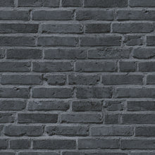 BB51103 Brickshire Residents Motif Bricks and More Grey and Black Wallpaper By Galerie