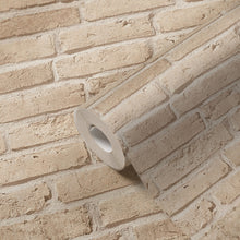 BB51106 Weathered Walls Motif Bricks and More Beige Wallpaper By Galerie