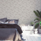 BB51110 Weathered Walls Motif Bricks and More Cream and White Wallpaper By Galerie